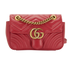 Small GG Marmont, &pound;650, Handbags, Red, Leather, Front view